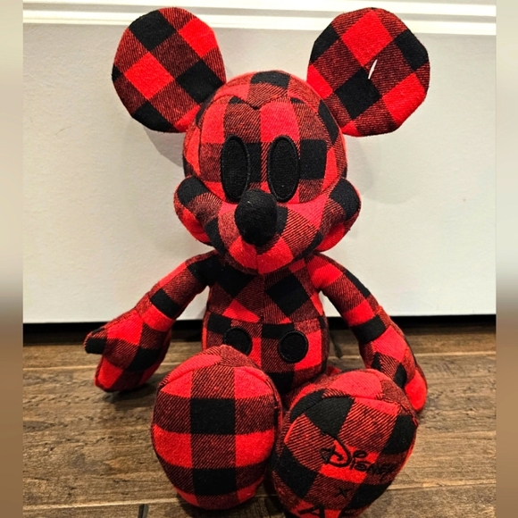 NWOT SPECIAL EDITION RARE BUFFALO PLAID MICKEY MOUSE - Picture 3 of 5